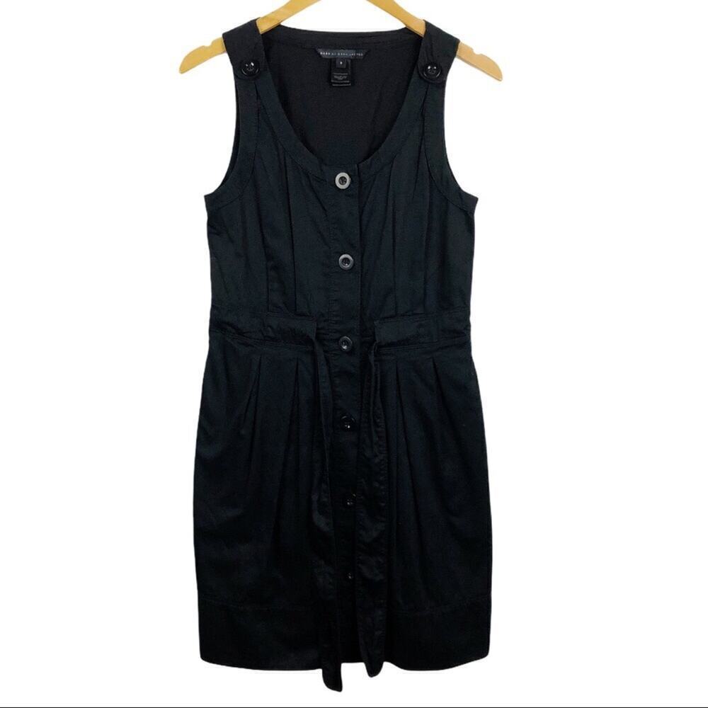 Marc By Marc Jacobs Tie waist Black Button Dress